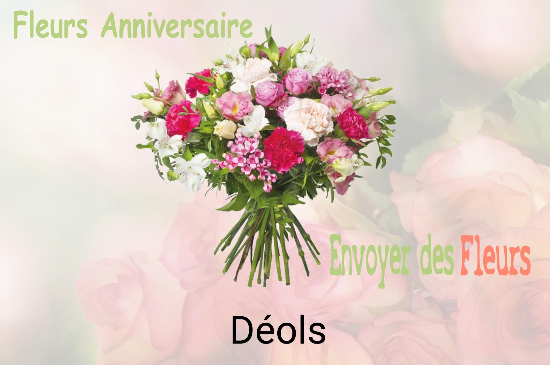 Bouquet de fleurs d’anniversaire livré à Déols